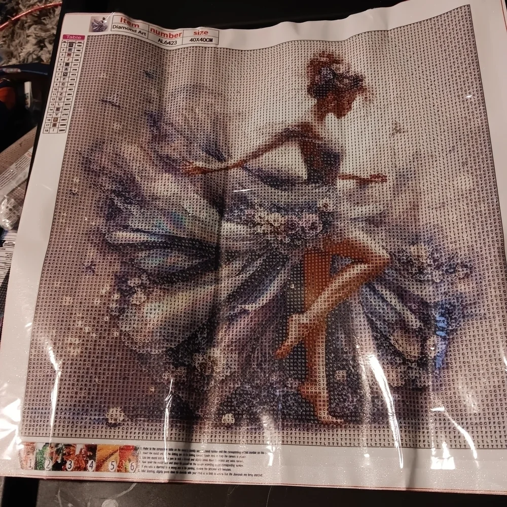 Elegant Ballerina Diamond Painting Kit 40x40